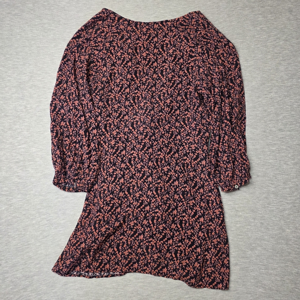 Free People Clara Dress Black And Red Mini Dress Women's Size Small - Picture 8 of 9